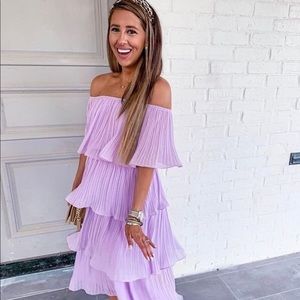 Tiered ruffle dress from Red Dress Boutique